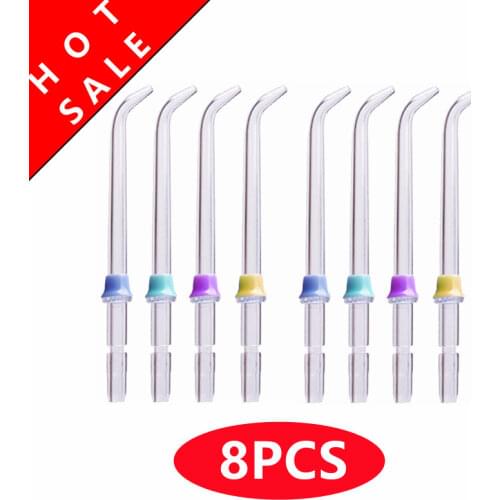 8pcs/set Oral Hygiene Accessories Nozzles for waterpik WP-100 WP-450 WP-250 WP-300 WP-660 WP-900
