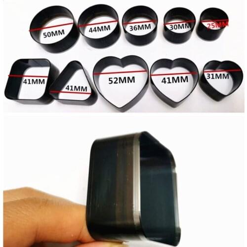 3pcs/10Pcs metal Shaped Style Hole Hollow Punch Cutter Set Punching Tool for Leather Belt Embossing Craft DIY Tool