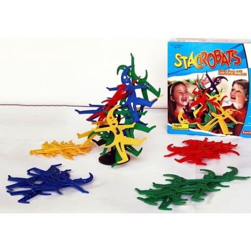 Stacrobats Fun Family Game of Action and Stacking Great Game To interact with Family,stack them tall,Don't let them fall