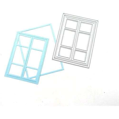 Julyarts Window New Cut Die for 2021 Background Dies Stencils Scrapbooking Paper Cards Stencil Embossing Decorative Craft