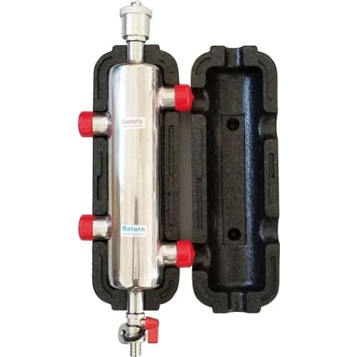 Mixing tank water boiler tank buffer hot water tank for floor heating mixing tank water hydraulic separator tank kits DN25- DN50