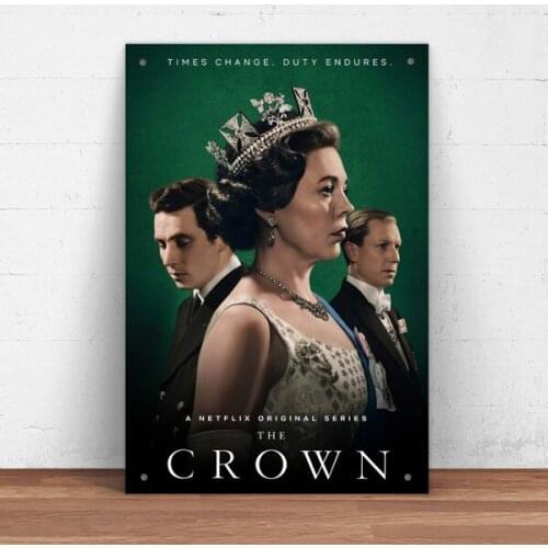 The Crown Tv Show Metal Tin Sign Pin Up Metal Sign Metal Decor Wall Sign Wall Decor (20cmx30cm) HIC52