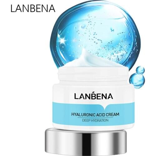 LANBENA Hyaluronic Acid Facial Cream DeeplyMoisturizingFace Cream Soothing Skin Care Shrinking Pores Bioaqua Whitening Serum 40G