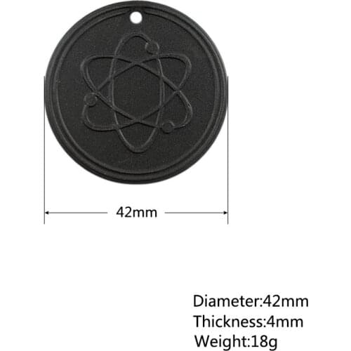 Quantum Pendants Scalar Energy Ion Necklace Jewelry Lava Stone Charm Pendants Anti Radiation Protection