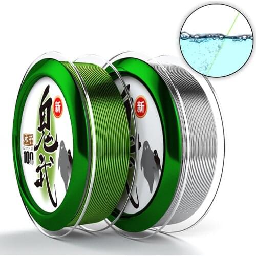 KoKossi 100M Nylon Fishing Line Monofilament Thread Fishing Wire Super Strong Wear-Resistant Japanese Fish Line Fishing Tackle