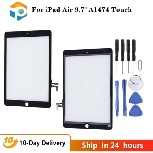 Best Quality For iPad Air 9.7'' A1474 A1475 A1476 LCD Outer Touch Screen Digitizer Front Glass Display Touch Panel Replacement