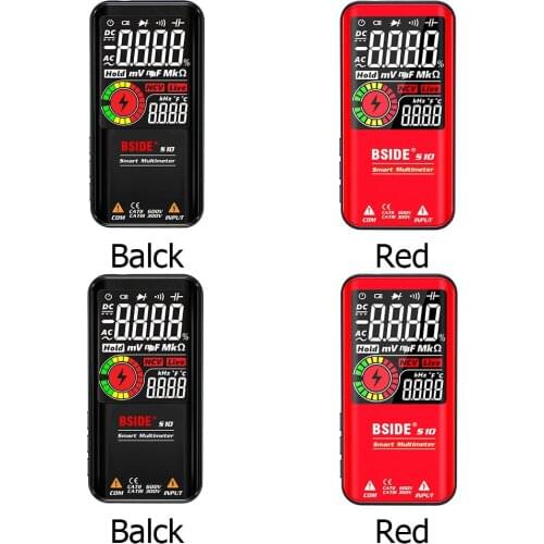 9999 Counts Smart Digital Multimeter Portable Resistance AC DC NCV Portable Thermocouple LCD Backlight Digital Tester