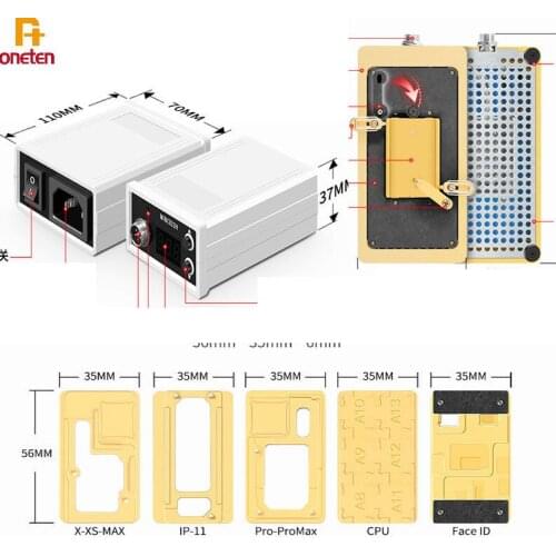 WL MINI Heating Platform For iPhone 11Promax 11 XSMAX X Layer CPU Face ID Cable Fingerprint Repair A13 A12 A11 CPU Glue Remove