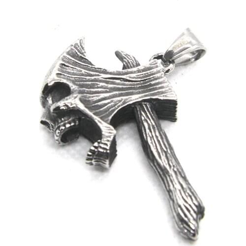 Newest Design Cool Oxe Pendant 316L Stainless Steel Fashion Jewelry Devil Skull Oxe Pendant