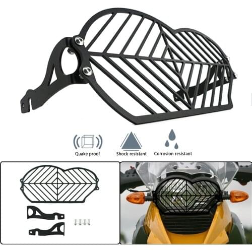 Headlight Guard For BMW R1200GS R 1200GS OC ADV Adventure Motocycle Stainless Steel Head light Guard Protector Cover Grill 04-12