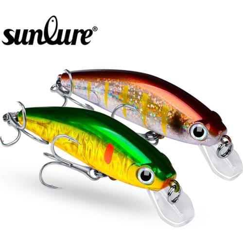 Minnow Hard Bait Fishing Lures Fishing 3.15"-8cm Tackle Retail Box 11g Fishing Bait with 6# Hooks 12 Color Fishing Baits 2018