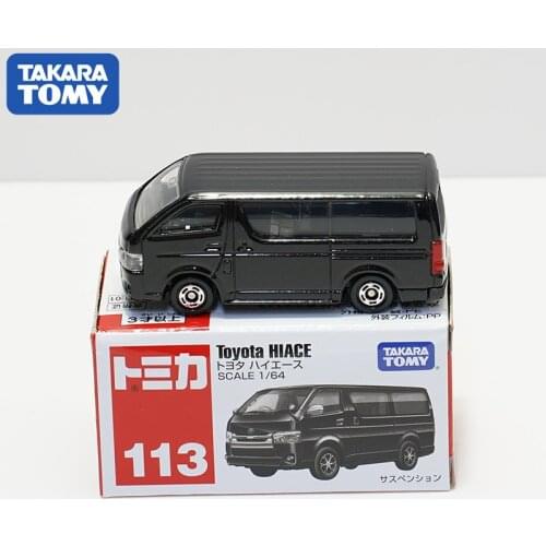 Takara Tomy Tomica 1:64 JDM TOYOTA HIACE MPV Luxury Bus Alloy Diorama Car Model Collection Miniature Carros NO113 Toys