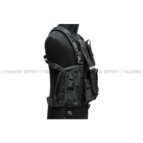 Military tactical vest molle USMC Molle Assault Vest (Black ACU Digital Green Woodland Camo) [VT-01]