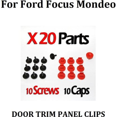 X20 FOR FORD FOCUS MONDEO ENGINE UNDERTRAY COVER CLIPS BOTTOM COVER SHIELD GUARD