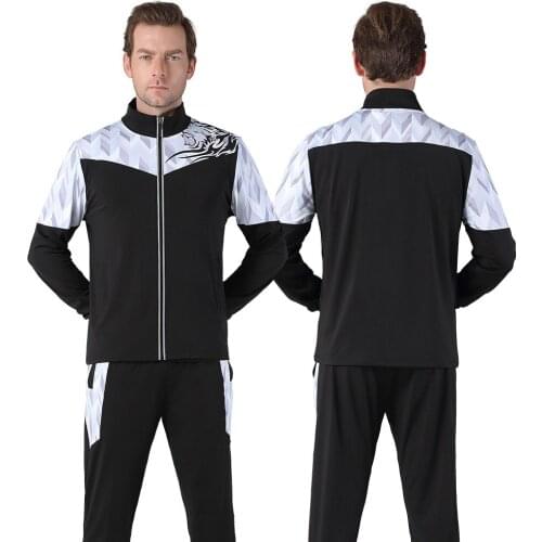 Zhouka custom tracksuit design wholesale track suit keep warm long tracksuits running wear jogging suits men