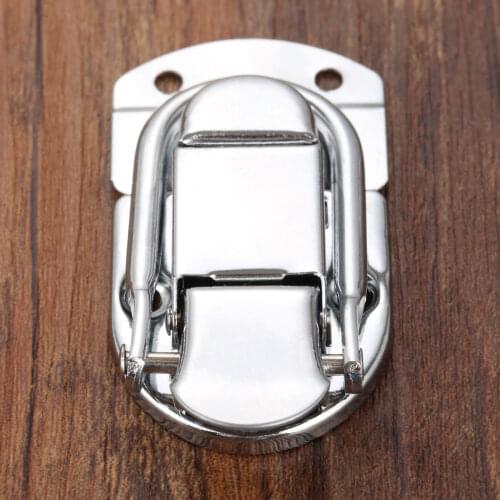 1Pc 68*34mm Zinc Alloy Lock Chest Box Gift Box Suitcase Case Buckles Toggle Hasp Latch Catch Clasp Furniture Hardware