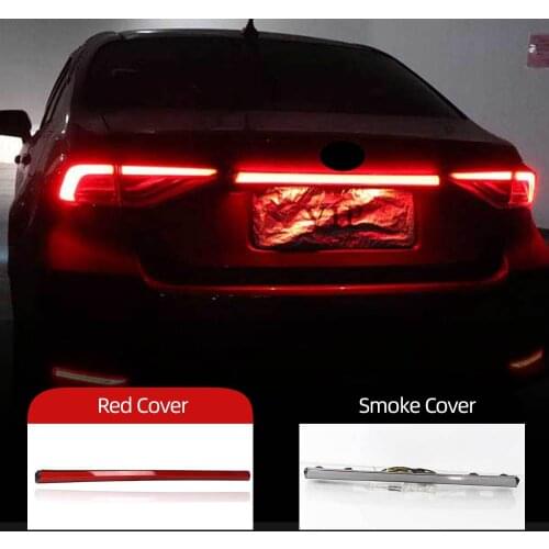 1PCS Reflector For Toyota Corolla 2019 2020 Car Rear Bumper Tail Light LED Rear Fog Lamp Brake Light Dynamic Turn Signal