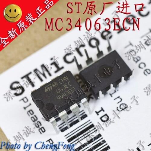 10pieces MC34063ECN 063EC ST DIP8