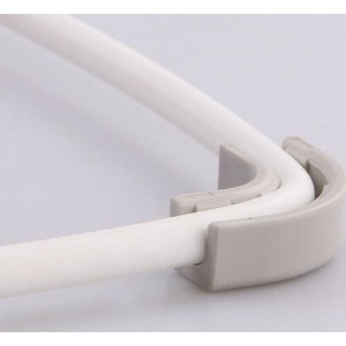 10pcs Plastic elbow hose holder Flow Bend Clip Tube corner Fixed Clamp Protector PE Water pipe Connector Filter System Parts
