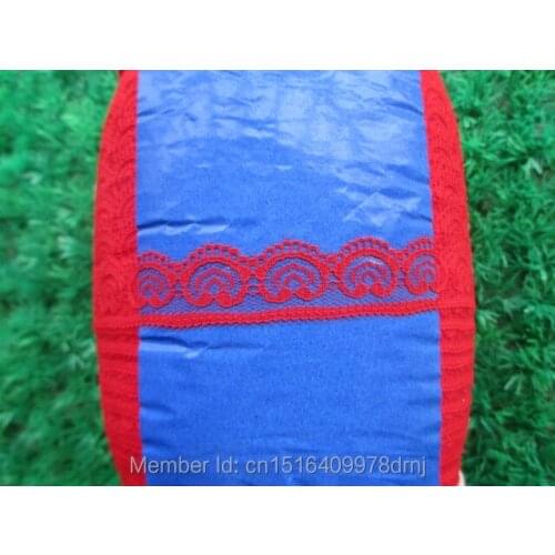 25 mm wide and 10 yards unilateral red lace embroidery lace DIY clothing accessories Ribbon lace