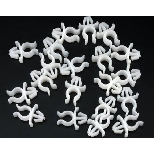 50Ps 9mm Hole Car Rivets White Hood Bonnet Prop Rod Clip Support Clamp Holder Panel Fender Bumper Auto Fastener Clips for Nissan