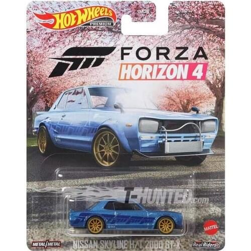Hot Wheels Cars FORZA HORIZON 4 NISSAN SKYLINE H/T 2000 GT-X 1/64 Collection Metal Alloy Model Die-cast Car DMC55