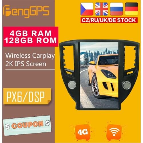 Car Stereo For Toyota Crown 2015-2018 DVD Player Carplay Multimedia Headunit Bluetooth PX6 DSP IPS Touchscreen GPS Navi 1080P