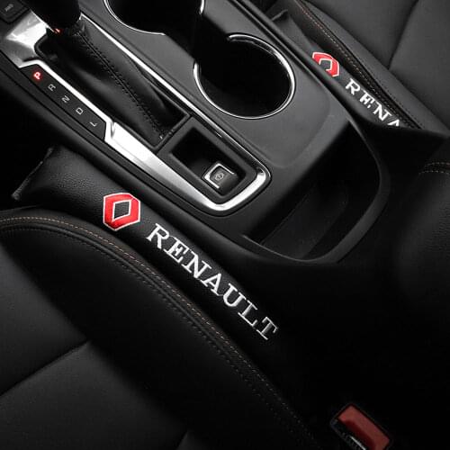 2pcs Car Styling Seat Gap Filler Soft Pad Padding Spacer For Renault duster megane 2 3 clio 4 capture fluence Laguna 2 Scenic 2