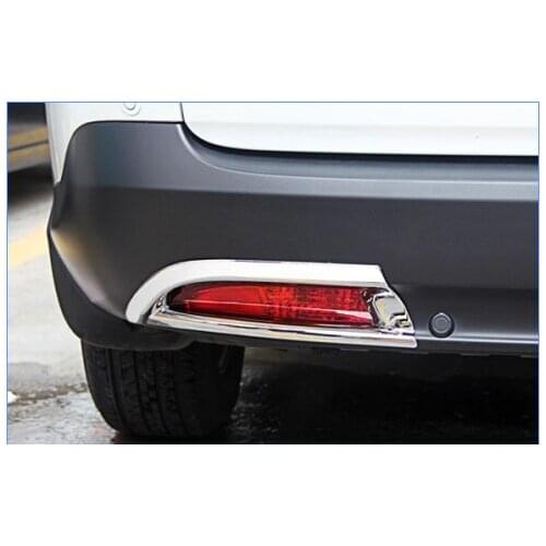 Free shipping! Higher star ABS chrome 2pcs rear fog light cover/fog lamp cover For Honda CRV 2012