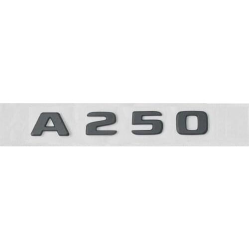 Black Trunk Letters Number FOR A 250 Emblems Badges for Mercedes Benz A250 2017