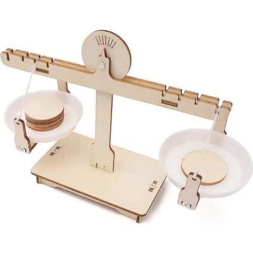 1set DIY Educational Wooden Balancing Scale Math Learning Game Board Toys for Children Kids Learn Add Subtract Model Kits