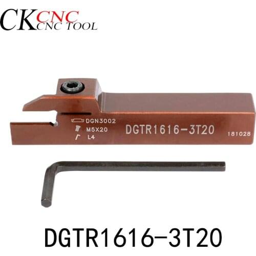 Grooving Tool Holder DGTR1616 3T20 3mm External Grooving off Lathe Tool Holder CNC rod For DGN3003 Turning tool carbide insert