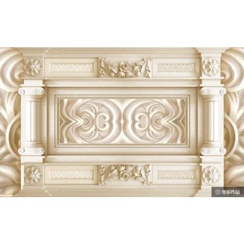 European art relief TV background wall paper wallpaper for walls 3 d for living room