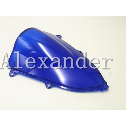 HotSale For Honda CBR250RR 2017 2018 blue Windshield WindScreen Double Bubble CBR250 RR CBR 250RR CBR250 RR 17 18