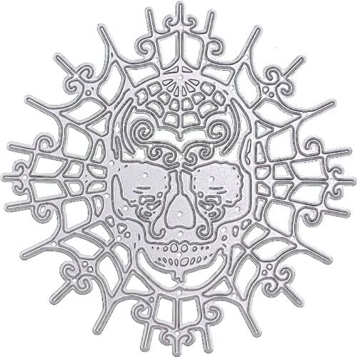 Halloween Spider Skeleton Metal Cutting Dies Stencil DIY Scrapbooking Album Paper Card Template Mold Embossing Craft Decoration