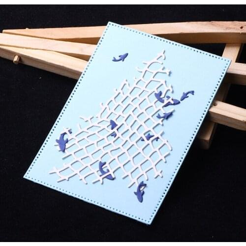 ABOOM Irregular Hollow Background Metal Cutting Dies Scrapbooking DIY Craft Embossing Dies Card Making Craft Metal Die Cut Dies