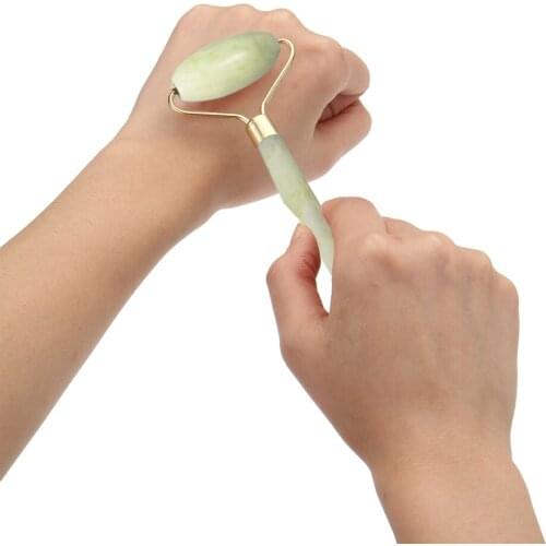 Natural Facial Beauty Massage Tool Jade Roller Face Thin massager Relaxation Tool Dropship face massager jade roller Portable
