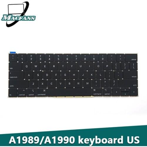 NEW A1989 Keyboard US for MacBook Pro 13" A1990 US keyboard Replacement 2018 Year