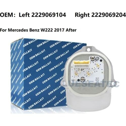 ​NEW OEM For Mercedes Benz W222 2017 Up XENON LED Module Ballast Angel Eyes Control Left 2229069104 Right 2229069204