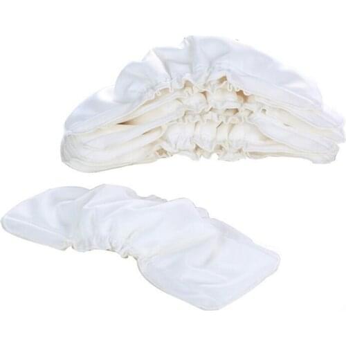 PUL microfiber bamboo cotton waterproof reusable washable high absorbent cloth diaper inserts soaker pad