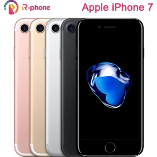 Unlocked Apple iPhone 7 Used 99% New Fingerprint 4G LTE 2GB RAM 32/128/256GB ROM iOS Mobile Phone 12.0MP GPS Quad-Core Cellphone