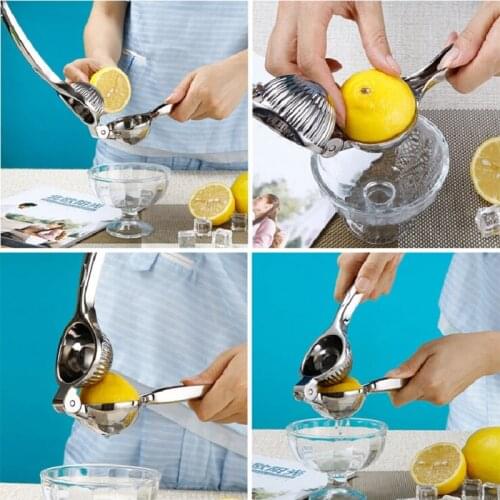 Manual juicer Stainless steel, lemon juice, orange juice, juice extractor Home pomegranate juice squeezer reamers