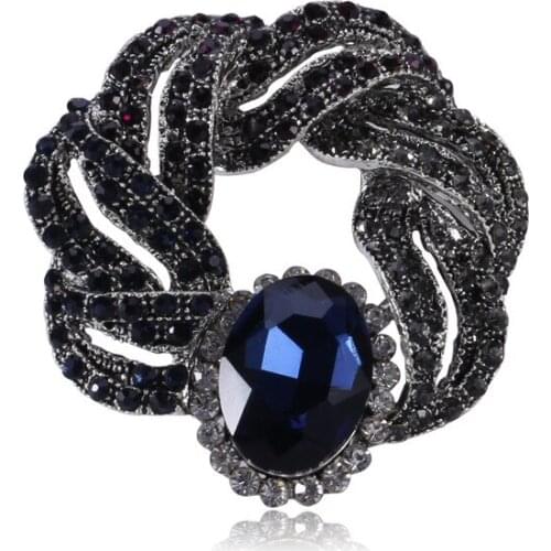 Ways is the ancient silver electroplating diamond personality clothing accessories pin corsage, factory direct sale