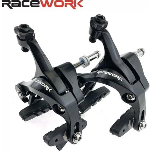 BMX Road Bike U Brake Aluminum Alloy Caliper Side Pull Brake Dual-axis Linkage 700C Bicycle Brake Compatible with C Brake