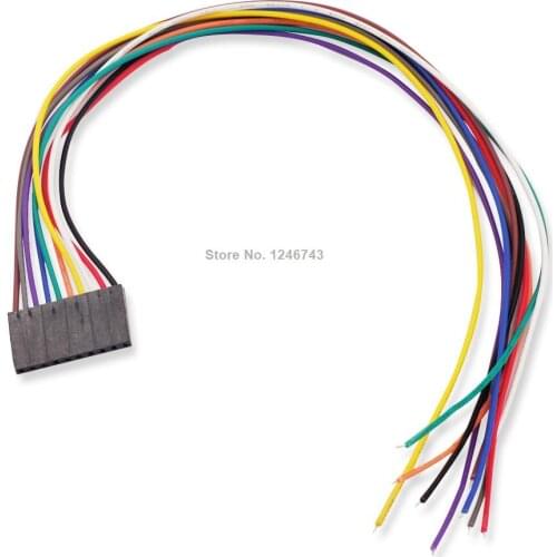 10P Color DuPont line 2.54mm 30cm long