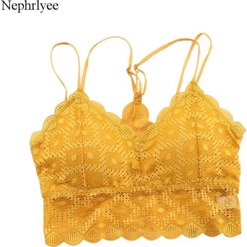 2021 New Lace Sexy Lingerie Wireless Bra Women Padded Push Up Bralette Female Brassiere Summer Soft Fashion Bras Underwear CA202