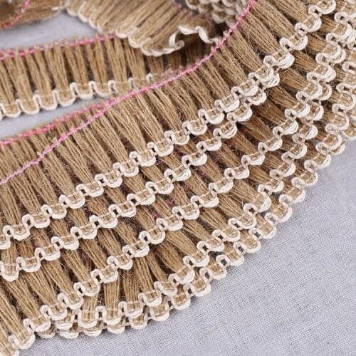 50meters 3.5cm Wide Natural Burlap Ribbon Roll Rustic Jute Fabric Ribbons Lace Fabric Ribbon for Wedding Favor Decorations Home