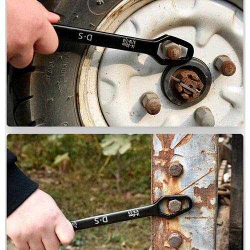 8-22mm Double-Head Universal Spanner Ratchet Wrench Key Set Screw Nuts Wrenches Repair Double-Headed Self-Tightening Hand Tools