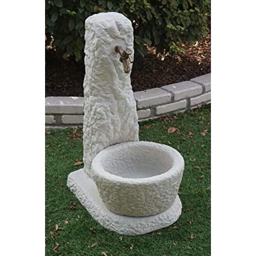 Bonfante drinking fountain in stone veneer Iceland Gray