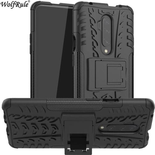 For Oneplus 7T Pro Case Bumper TPU & PC Holder Armor Hard Back Cover For Oneplus 7T Pro Phone Case For Oneplus 7T Pro 6.65